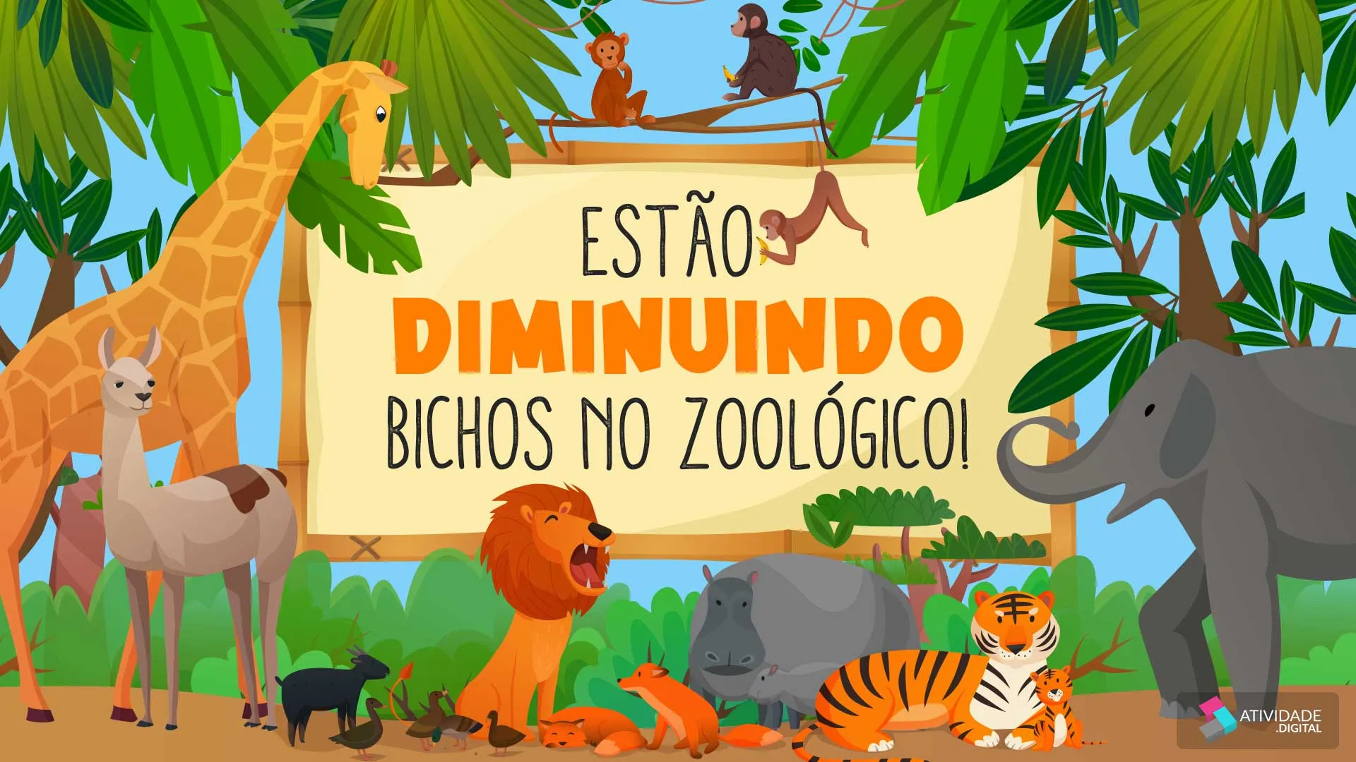 Estão DIMINUINDO bichos no zoológico!